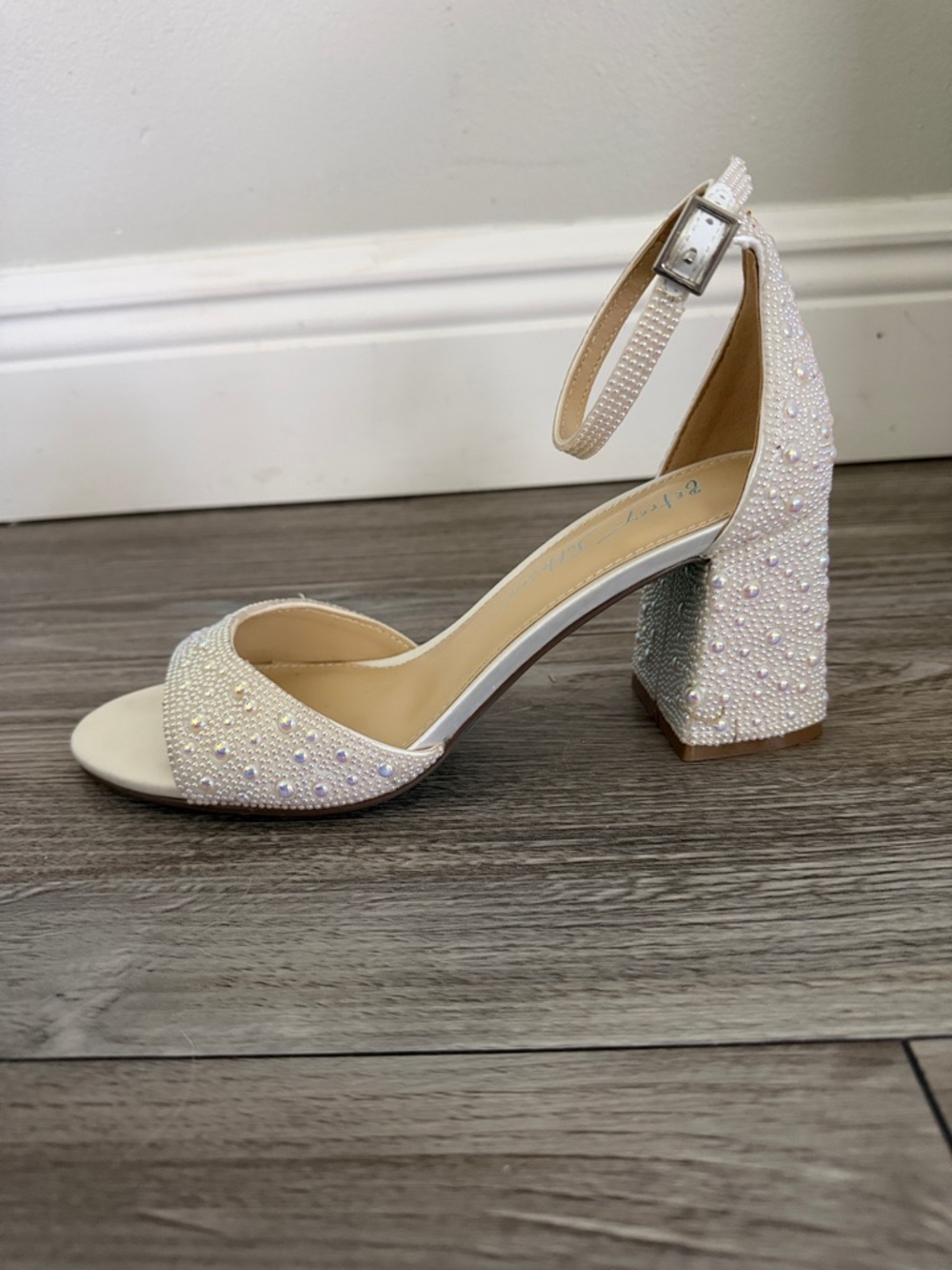 Betsey Johnson Pearl Heels